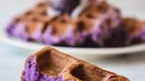 Ube Mochi Waffles Ube Mochi Waffles