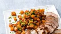 Air-Fryer Sweet and Smoky Pork Tenderloin with Butternut Squash Air-Fryer Sweet and Smoky Pork Tenderloin with Butternut Squash