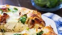 Chicken Alfredo Pizza Chicken Alfredo Pizza