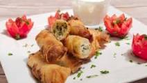 Turkish Halloumi and Mint Rolls (Sigara Borek) Turkish Halloumi and Mint Rolls (Sigara Borek)