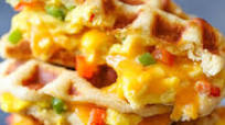 Breakfast Stuffed Waffles Breakfast Stuffed Waffles