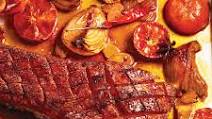 Roast pork belly with clementine and star anise Roast pork belly with clementine and star anise