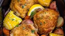 Slow Cooker Chicken Thighs Slow Cooker Chicken Thighs