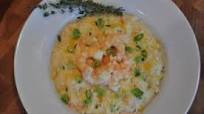Slow Cooker Three Cheese Shrimp and Grits Slow Cooker Three Cheese Shrimp and Grits