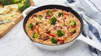 Easy Smoked Sausage and Rice Skillet Easy Smoked Sausage and Rice Skillet