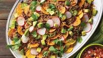 Chicken Fajita Seasoned Nachos featuring Mighty Spark All-Natural Chicken Chicken Fajita Seasoned Nachos featuring Mighty Spark All-Natural Chicken