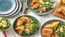 Shake it Up! Pork Cutlets with Garlic Bread and an Apple and Sunflower Seed Salad Shake it Up! Pork Cutlets with Garlic Bread and an Apple and Sunflower Seed Salad