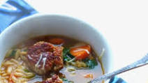 Pork Meatball Soup with Spinach and Orzo Pork Meatball Soup with Spinach and Orzo