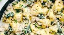 Creamy Sausage Tortellini Skillet Creamy Sausage Tortellini Skillet