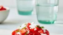 Cherry Tomato & Strawberry Bruschetta Cherry Tomato & Strawberry Bruschetta