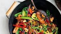 Sticky Chinese pork stir-fry Sticky Chinese pork stir-fry