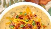 SLOW COOKER CRACK POTATO AND BROCCOLI CHEESE SOUP SLOW COOKER CRACK POTATO AND BROCCOLI CHEESE SOUP