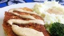Low Carb Keto Breaded Pork Chops Smothered in Gravy Low Carb Keto Breaded Pork Chops Smothered in Gravy