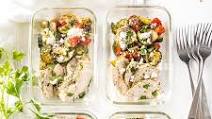 Low Carb Greek Chicken Meal Prep Bowls Recipe Low Carb Greek Chicken Meal Prep Bowls Recipe