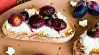 Roasted Grape and Goat Cheese Bruschetta Roasted Grape and Goat Cheese Bruschetta
