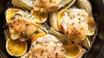Roasted Chicken Thighs with Fennel and Orange Roasted Chicken Thighs with Fennel and Orange