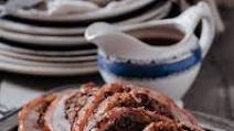 Roast Pork with Apricot Stuffing & Brandy Gravy Roast Pork with Apricot Stuffing & Brandy Gravy