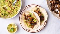 Easy Mushroom Tacos With Guacamole Recipe Easy Mushroom Tacos With Guacamole Recipe