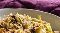 Air-Fryer Brussels Sprouts With Preserved Lemon–Caesar Dressing Air-Fryer Brussels Sprouts With Preserved Lemon–Caesar Dressing