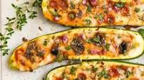 Zucchini Pizza Boats Zucchini Pizza Boats