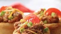 Festive Turkey Taco Cups Festive Turkey Taco Cups