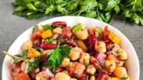 Middle Eastern Bean Salad - Balela Middle Eastern Bean Salad - Balela