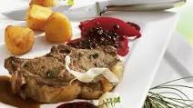 Wild Boar Chops with Elderberry Sauce Wild Boar Chops with Elderberry Sauce