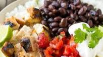 Burrito Bowls with Chicken Burrito Bowls with Chicken