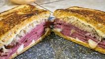 Smoked Heart Reuben Sandwich Smoked Heart Reuben Sandwich