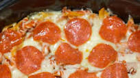 Slow Cooker Pizza Casserole Slow Cooker Pizza Casserole