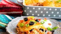 Creamy Cheesy Gooey Enchilada Casserole Creamy Cheesy Gooey Enchilada Casserole