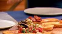 Bruschetta Bar with Eggs in a Basket Bruschetta Bar with Eggs in a Basket