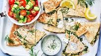 Spanakopita quesadillas Spanakopita quesadillas
