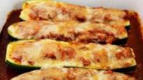 Skinny Hawaiian Pizza Stuffed Zucchini Skinny Hawaiian Pizza Stuffed Zucchini