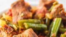 Slow Cooker Moroccan Beef and Green Bean Tajine Slow Cooker Moroccan Beef and Green Bean Tajine