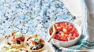 Mini Black Bean and Cheese Enchiladas Recipe Mini Black Bean and Cheese Enchiladas Recipe