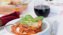 Easy Low-Fat Baked Eggplant Parmesan Easy Low-Fat Baked Eggplant Parmesan
