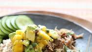 Slow Cooked Jerk Pork with Caribbean Salsa Slow Cooked Jerk Pork with Caribbean Salsa