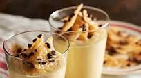 Vanilla Pudding with Chocolate Chip Cookie Brittle Vanilla Pudding with Chocolate Chip Cookie Brittle