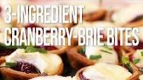 3-Ingredient Cranberry-Brie Bites 3-Ingredient Cranberry-Brie Bites
