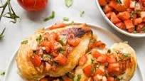 Bruschetta Chicken (Whole30, Paleo, Low Carb) Bruschetta Chicken (Whole30, Paleo, Low Carb)