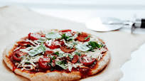 Homemade Pizza with 'Pepperoni' & Spinach Homemade Pizza with 'Pepperoni' & Spinach