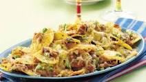 Double Cheese and Bean Nachos Double Cheese and Bean Nachos