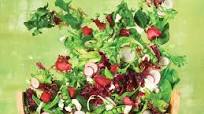 Roasted Rhubarb and Spring Vegetable Salad Roasted Rhubarb and Spring Vegetable Salad
