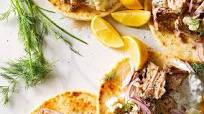 Pulled Pork Gyros With Dilled Radish Tzatziki Recipe Pulled Pork Gyros With Dilled Radish Tzatziki Recipe
