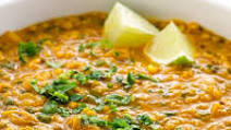Red Lentil Dahl with Coconut Milk Red Lentil Dahl with Coconut Milk