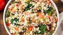 Veggie-Packed Mediterranean Rice Bowl Salad Veggie-Packed Mediterranean Rice Bowl Salad