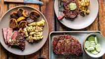 Grilled Rib-Eye With Green Butter Grilled Rib-Eye With Green Butter