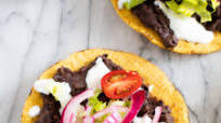 Easy Black Bean Tostadas Recipe Easy Black Bean Tostadas Recipe