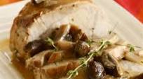 Pork Loin Roast with Baby Bellas Pork Loin Roast with Baby Bellas